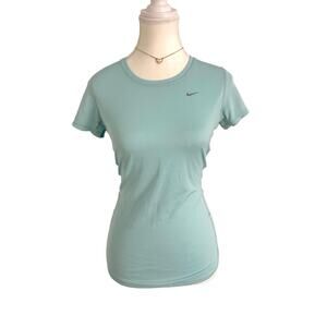 Women’s Size Medium Icy Blue Vintage Nike Active Wear Top